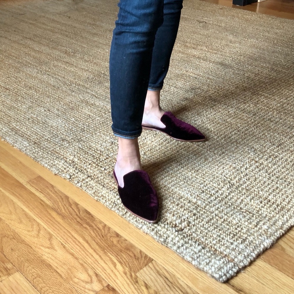 Madewell Velvet Gemma Mule